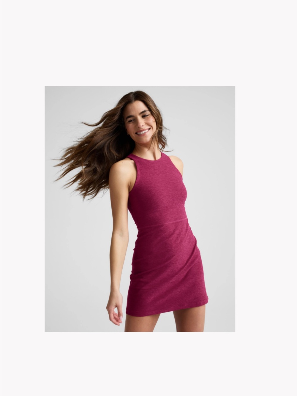 NWT Beyond Yoga Spacedye Refocus Dress - Sangria M